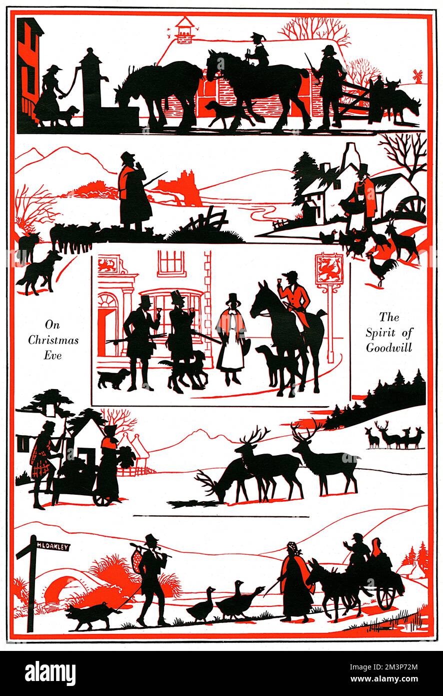 England, Wales, Schottland, Irland von H. L. Oakley Stockfoto