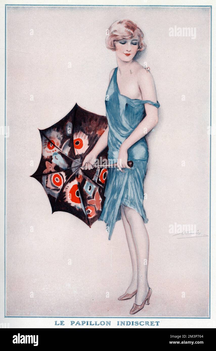 Schmetterling auf der Schulter von Suzanne Meunier Stockfoto