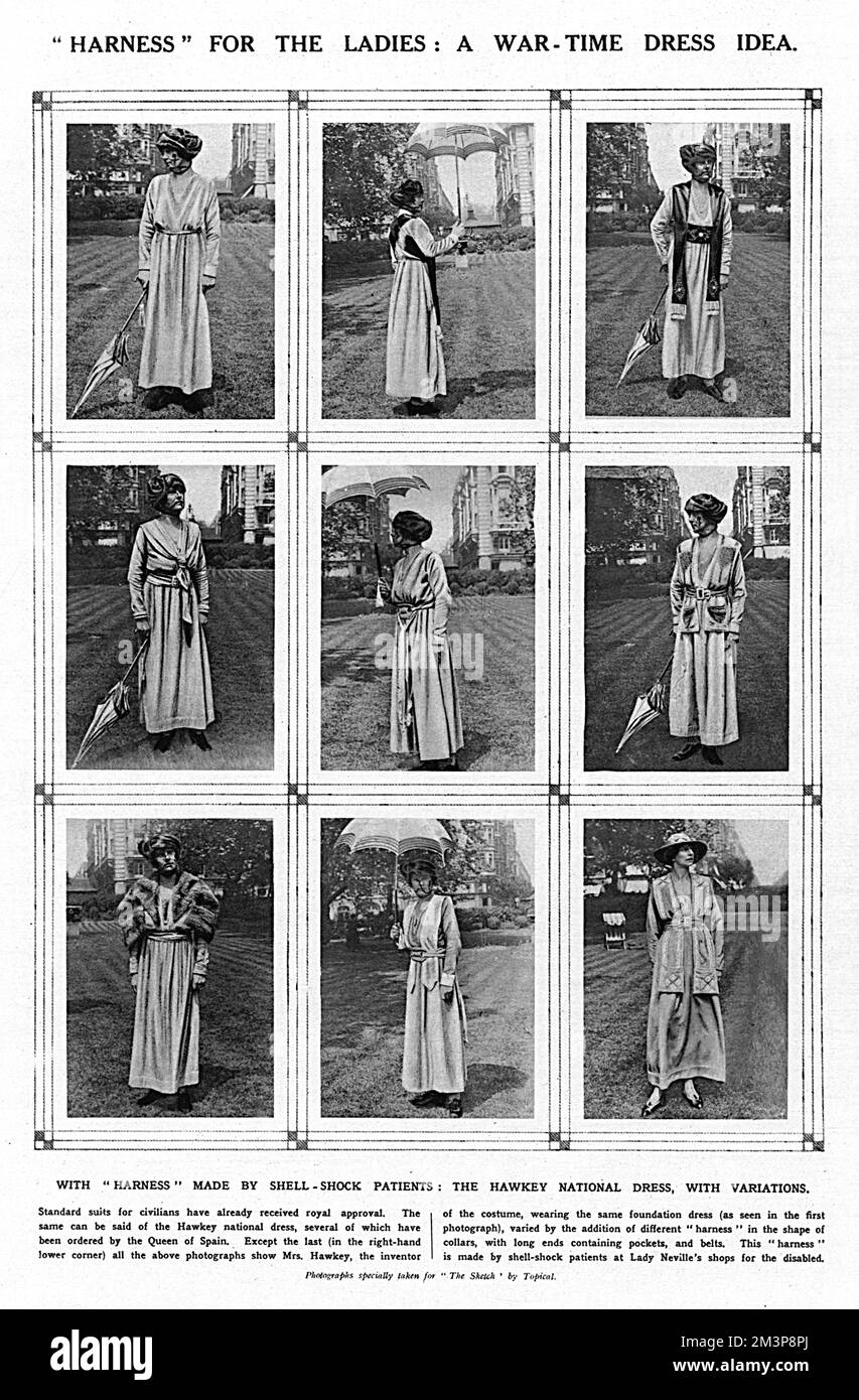Das Nationalkleid, 1918 Stockfoto Das Nationalkleid, 1918 Stockfoto