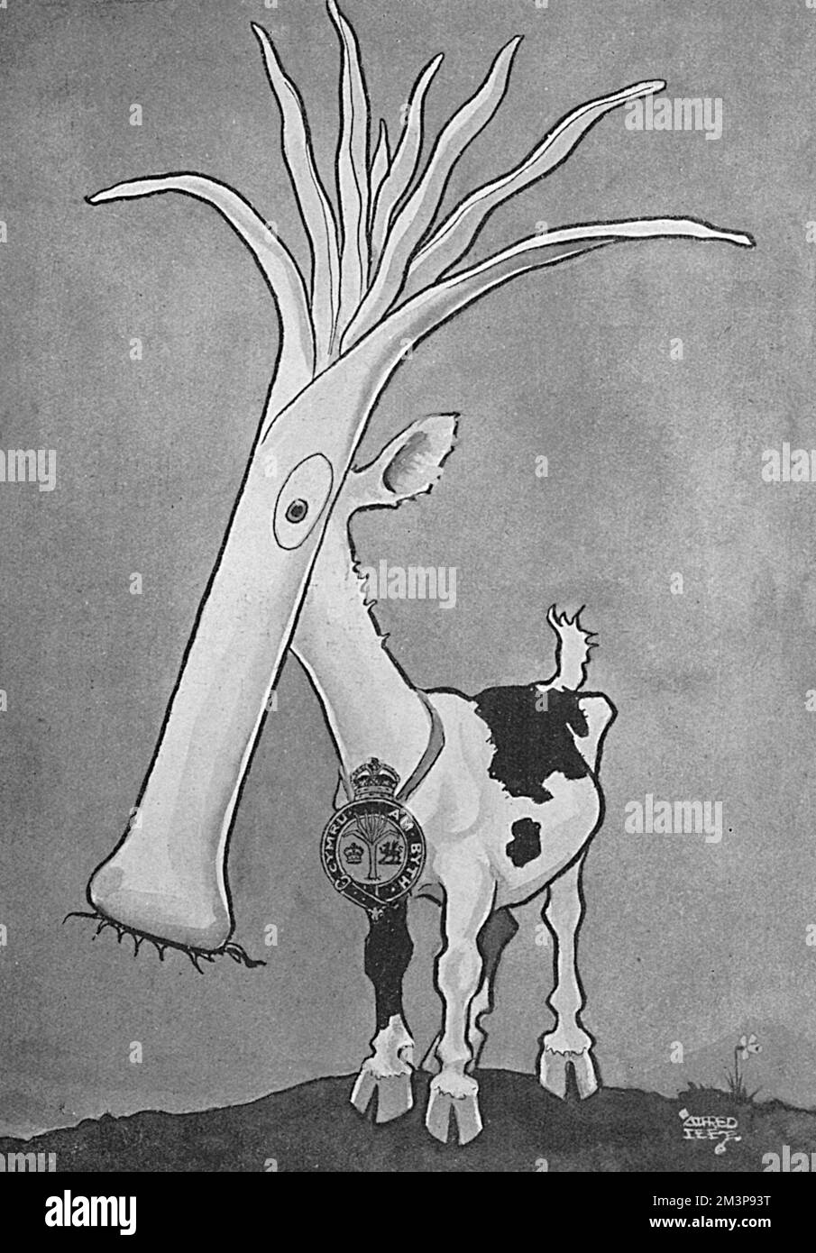 Maskottchen - 2. Die Walisische Garde-Ziege Stockfoto