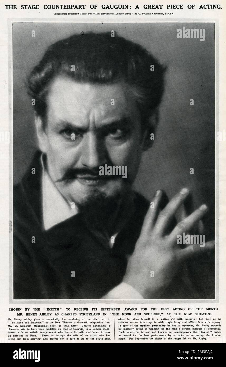 Henry Ainley Stockfoto