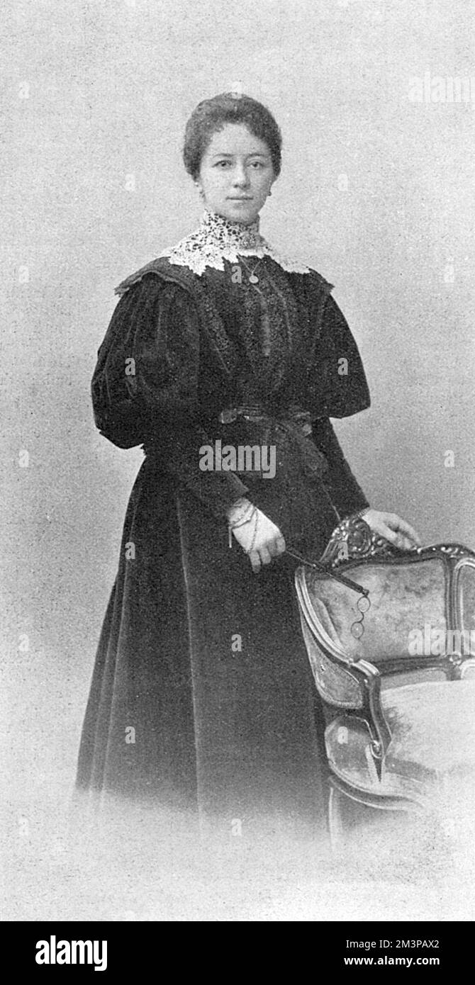 Milena Mrazovic (1863-1927), kroatische Schriftstellerin und Journalistin in Bosnien-Herzegowina. Autor von „Selam; or Sketches and Tales of Bosnian Life“ (1899). Datum: 1899 Stockfoto