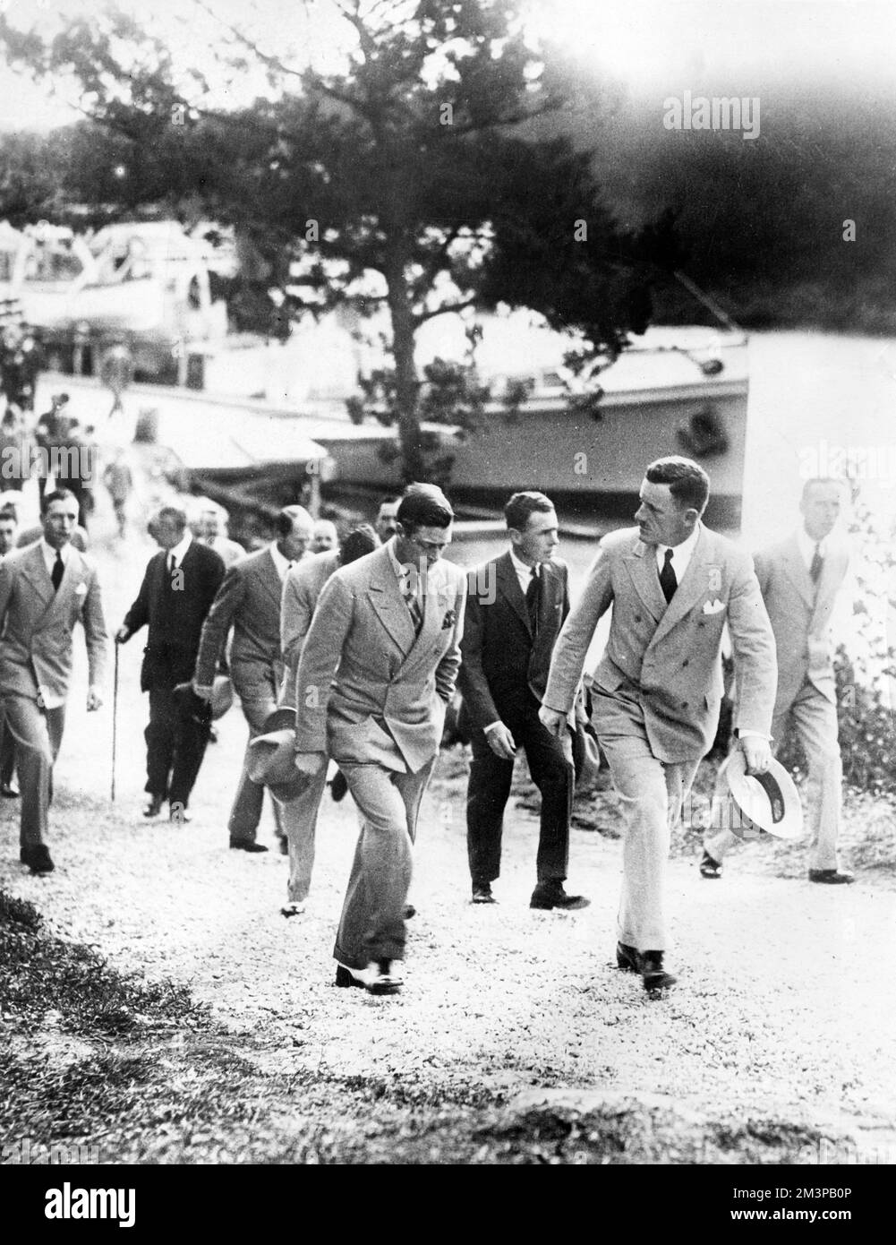 Königliche Tour: Prinz Edward von Wales in Hamilton, Bermuda, 1931 Stockfoto