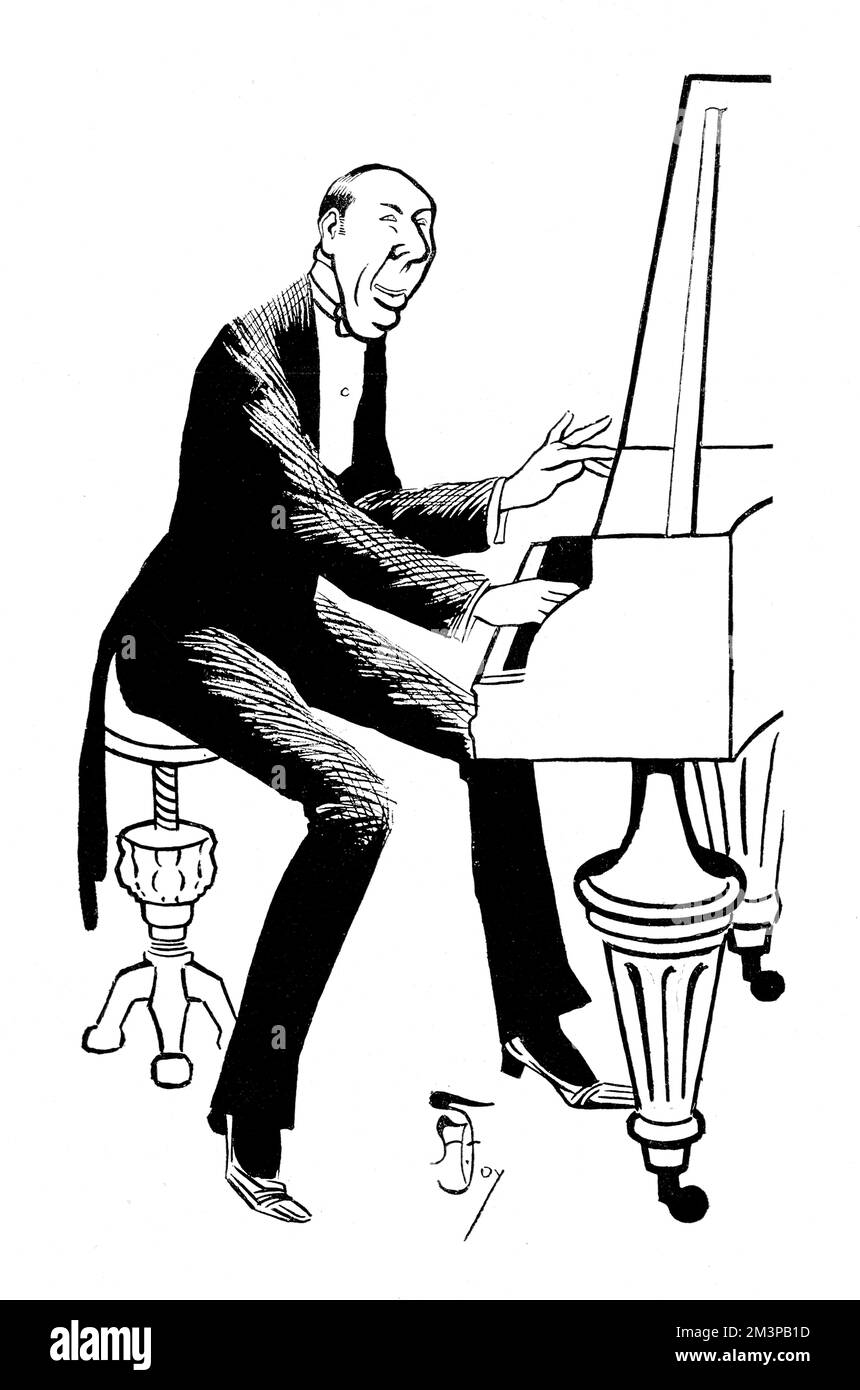 arry Fragson (2. Juli 1869 31 Dezember 1913), geboren L&#x9bee; Philippe Pot, war ein britischer Musiksänger und Komiker, geboren in Soho, London. Nach einigen erfolgreichen Auftritten in England zog Fragson nach Paris, wo er eine Nachahmung französischer Musiker entwickelte. Die Nummer war beliebt und erlaubte ihm, sein eigenes Material vorzustellen. 1905 kehrte er nach London zurück und wurde im Pantomime beliebt. Er ist vielleicht am besten bekannt für sein Lied "Hallo, Hello, Who's Your Lady Friend?" Die er kurz vor seinem Tod im Jahr 1913 aufnahm, als er von seinem Fathe ermordet wurde Stockfoto