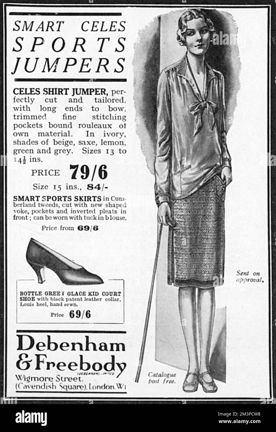 Debenham & Fredney Werbespot, Diana Mitford Stockfoto