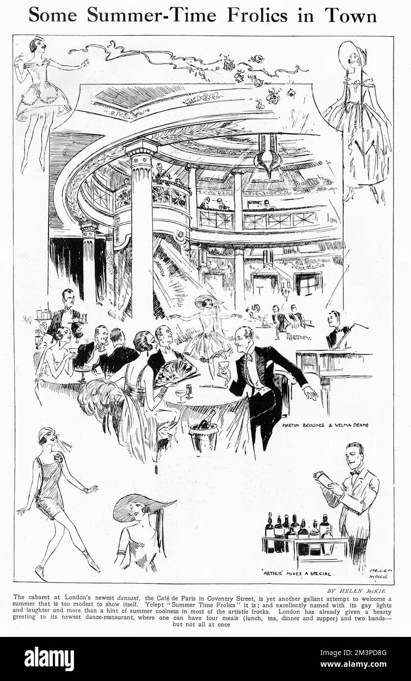 Das Cafe de Paris Stockfoto