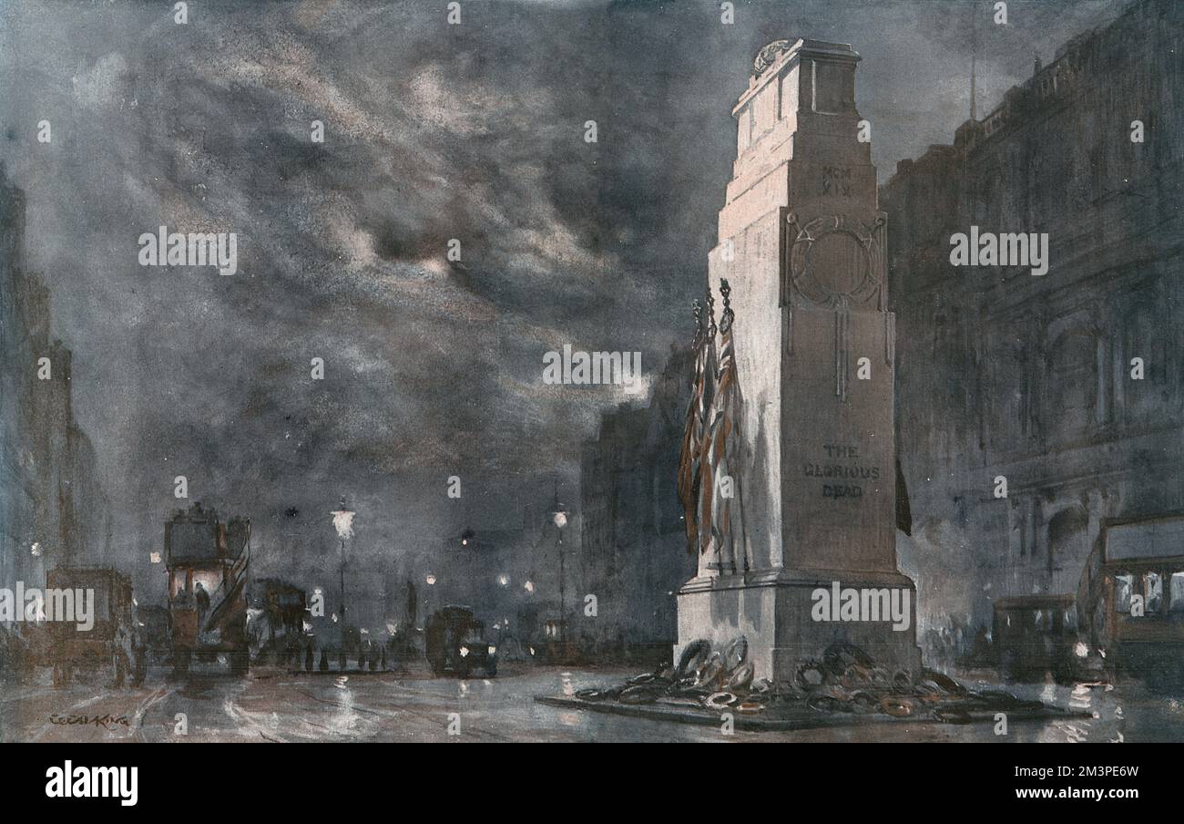 Der Kenotaph in Whitehall Stockfoto