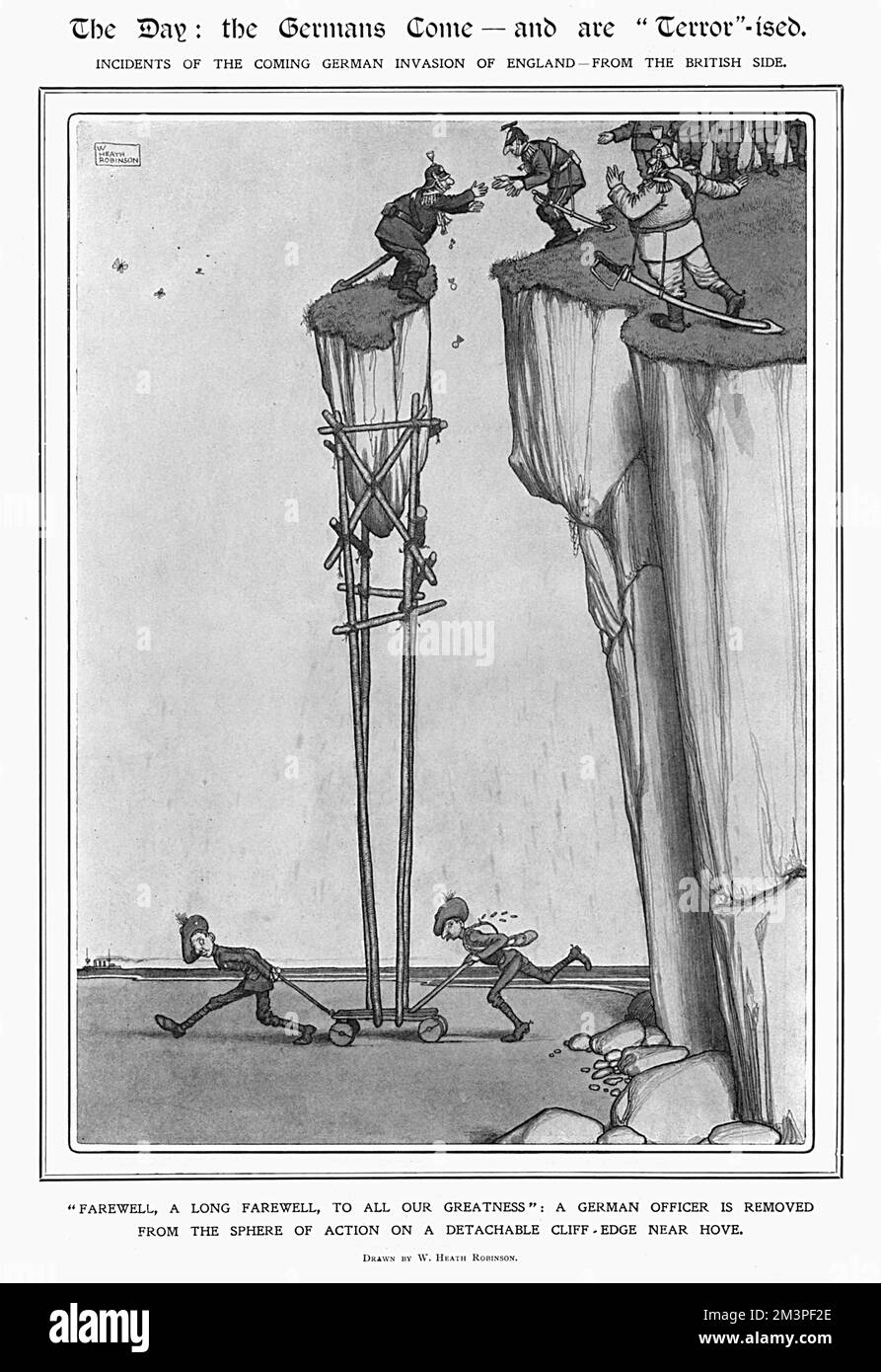Der Tag von William Heath Robinson Stockfoto