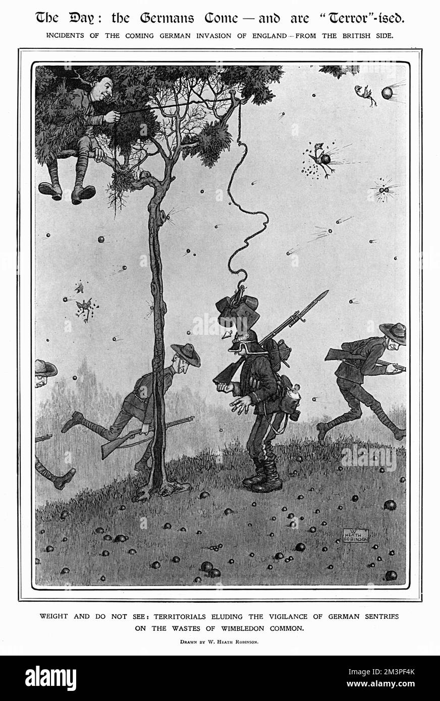 Der Tag von William Heath Robinson Stockfoto