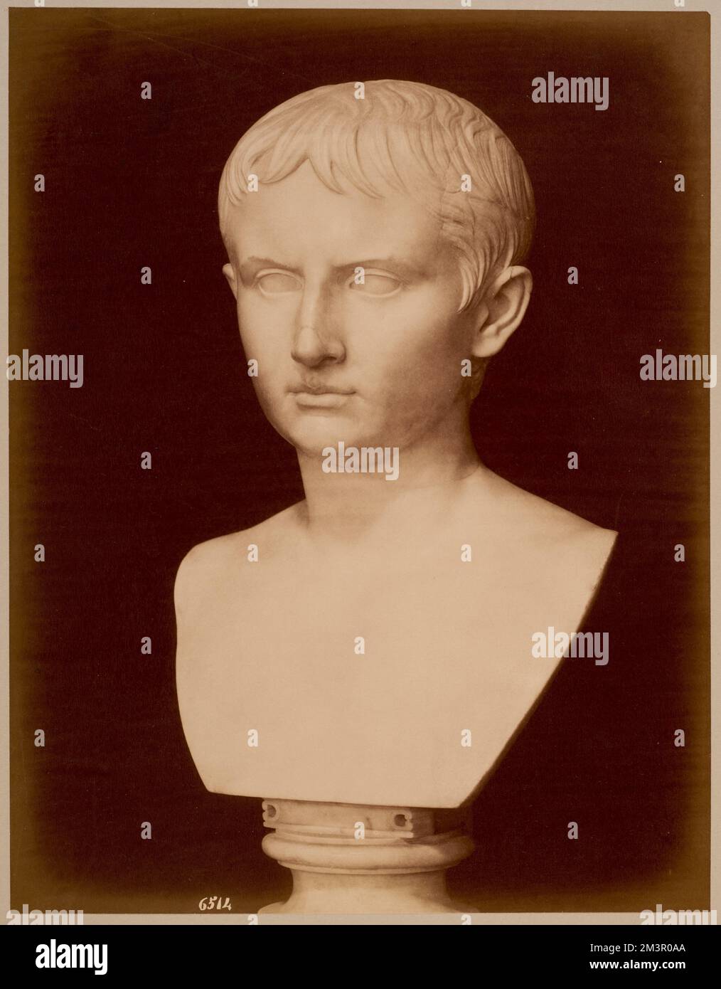 Rom - Museo Vaticano - Augusto Giovine (scultura antica) , Antiquitäten, Skulptur, Kaiser, Augustus, Kaiser von Rom, 63 v. Chr. - 14 n. Chr. Nicholas Catsimpoolas Kollektion Stockfoto