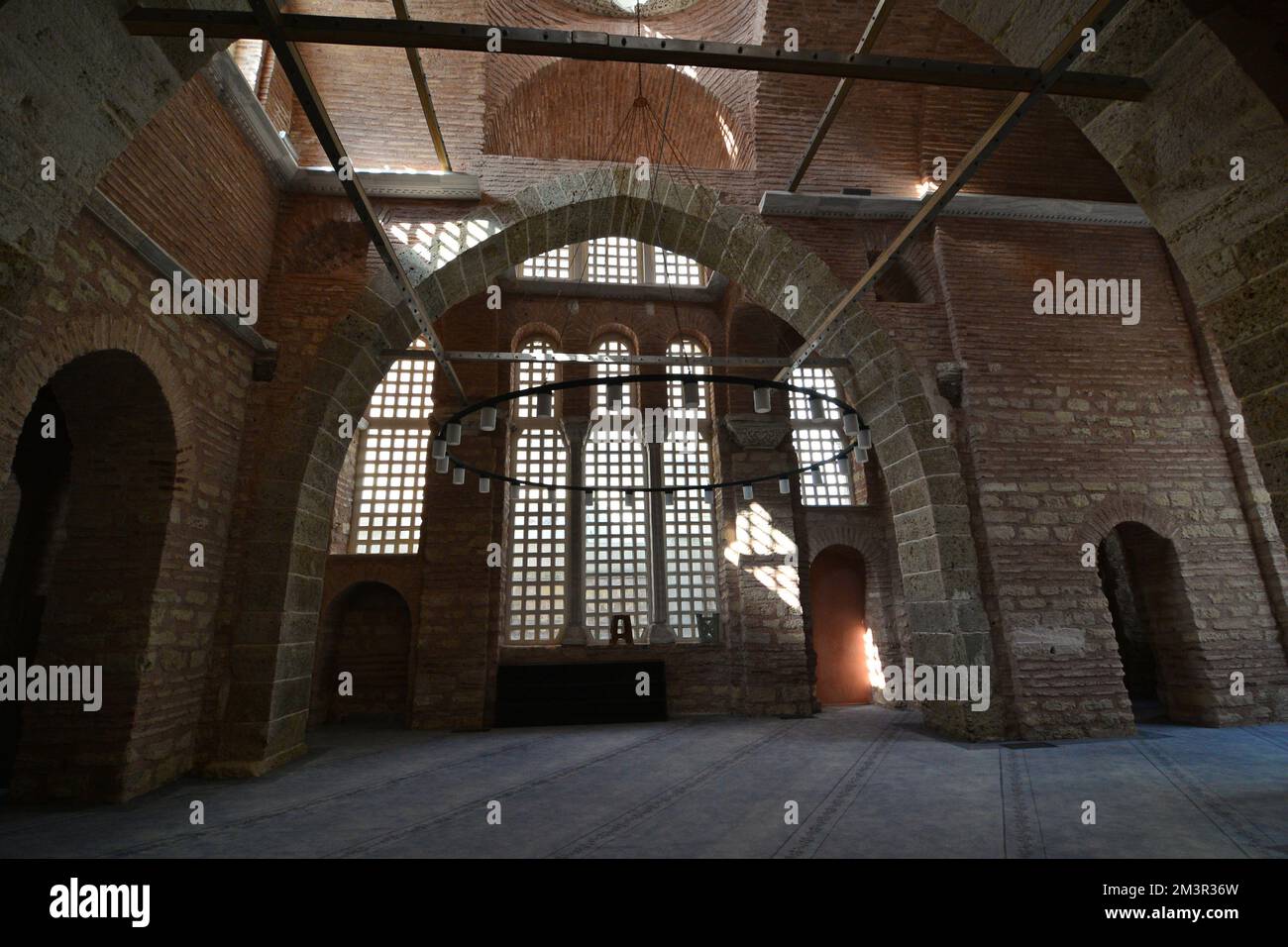 Die Fenari Isa Moschee oder die Lippen-Klosterkirche, die einst als orthodoxe Kirche in Istanbul diente, wurde von den Türken in eine Moschee umgewandelt. Stockfoto