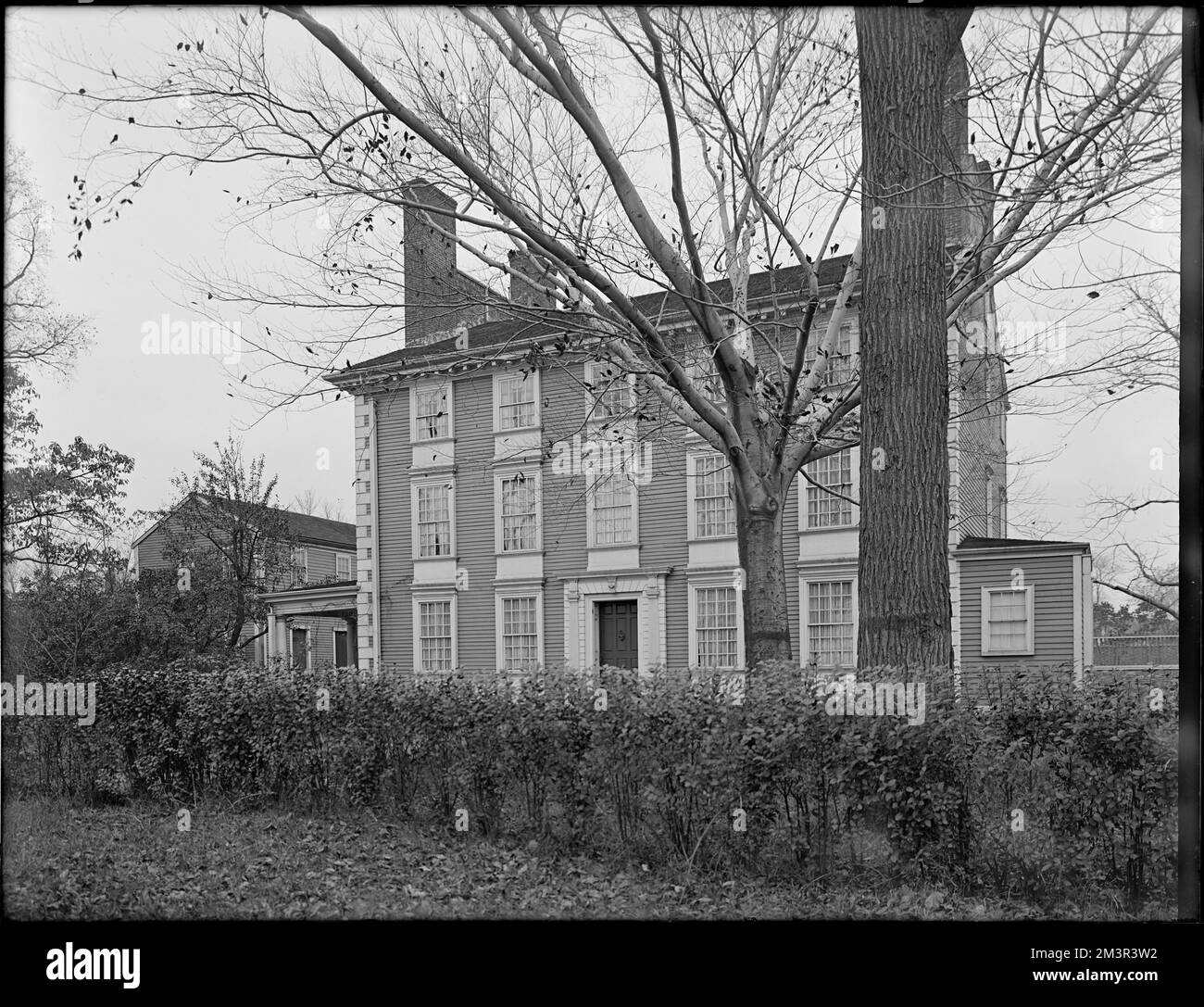 Royall House, Medford, Mass. , Häuser, historische Gebäude, Isaac Royall House Medford, Mass. Leon Abdalian Kollektion Stockfoto