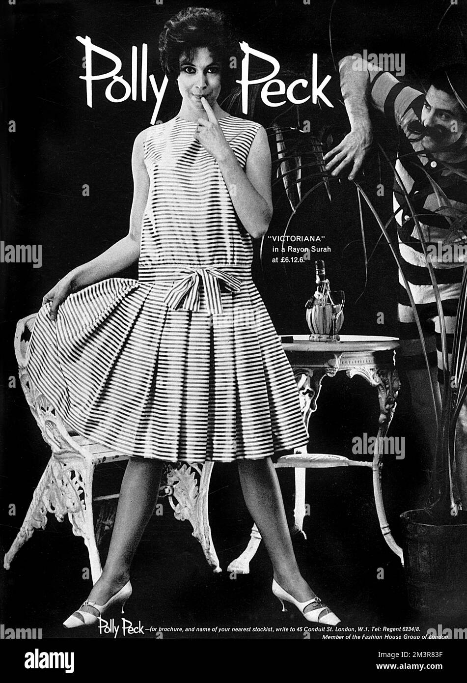 Polly Peck Werbung Stockfoto