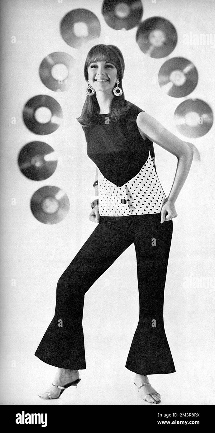 Disco-Hosenanzug, 1965 Stockfoto