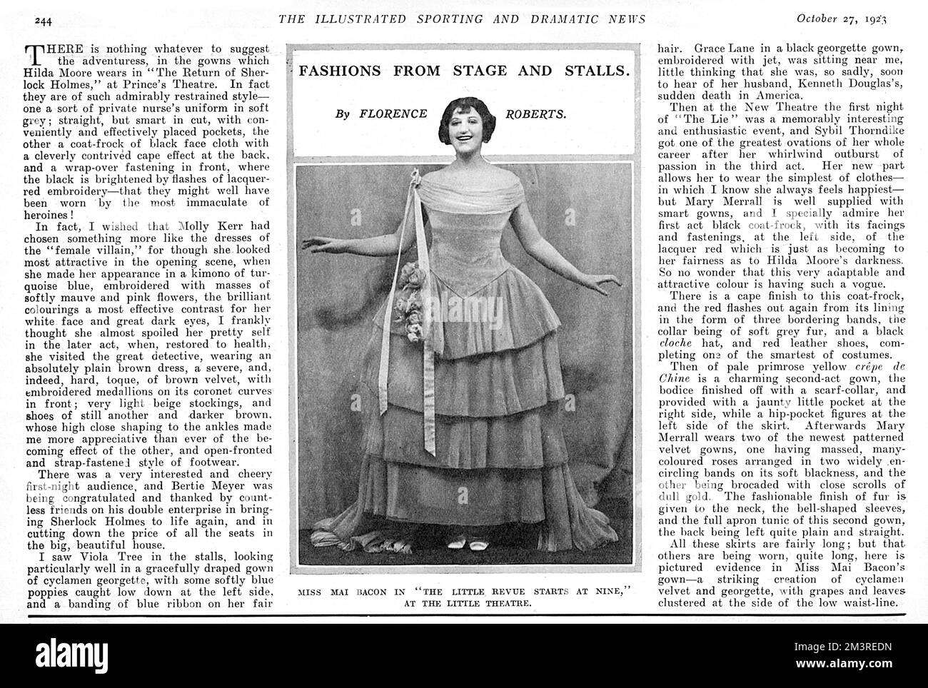 Mae Bacon - Britische Schauspielerin Stockfoto