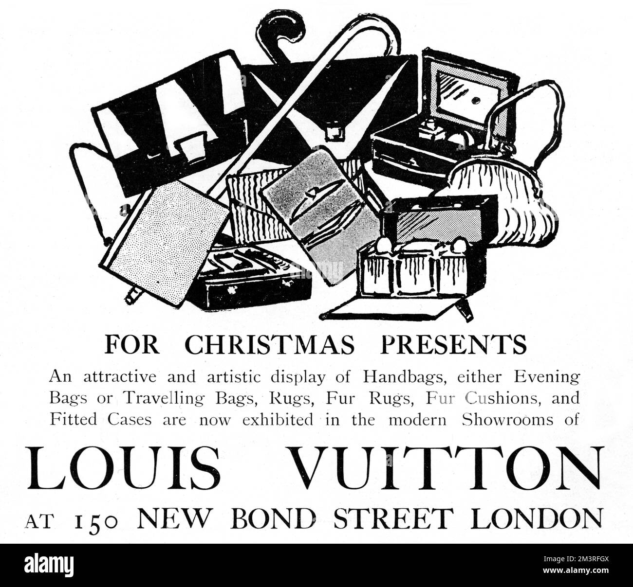 Louis Vuitton Werbung Stockfoto