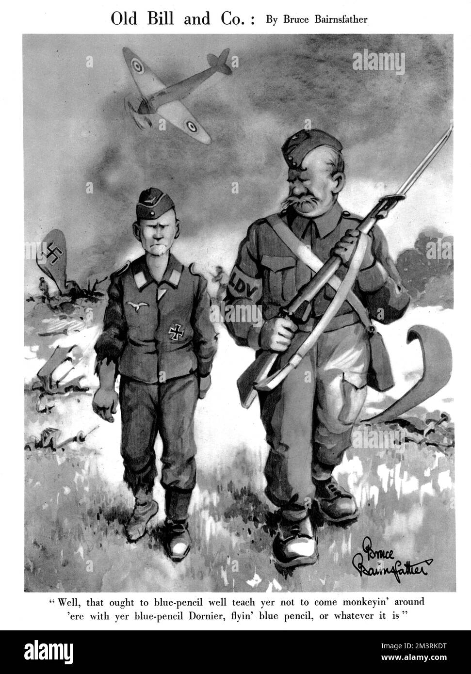 Old Bill and Co., September 1940 Stockfoto