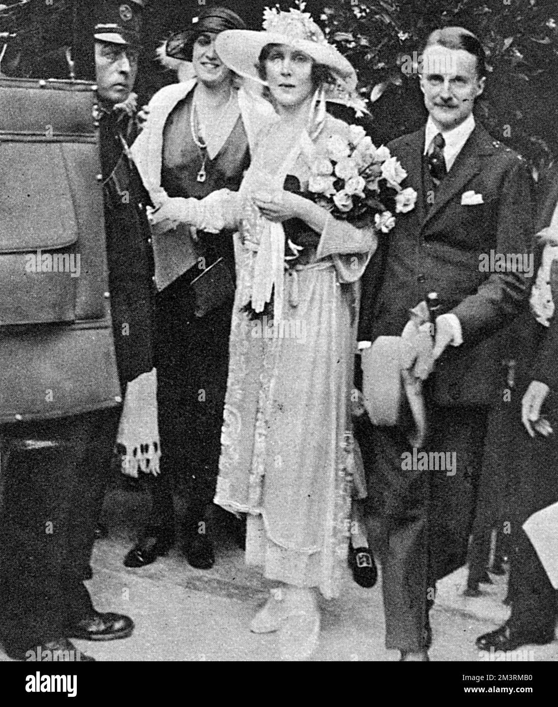 Die frisch vermรคhlten Vermรคhlten Alfred Duff Cooper und Lady Diana