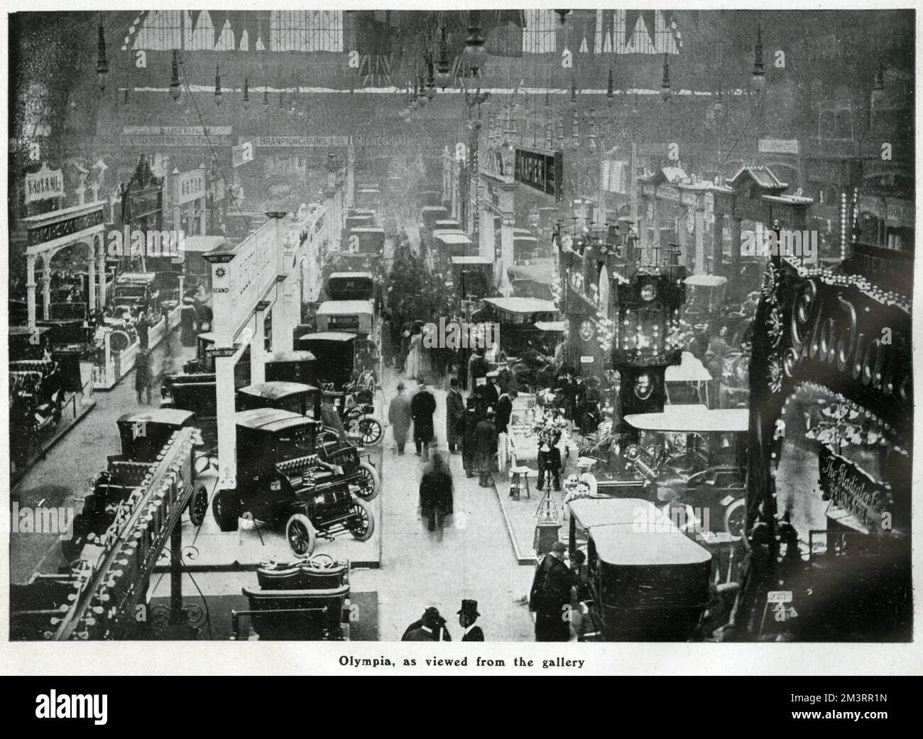 Motoring Show bei Olympia 1905 Stockfoto