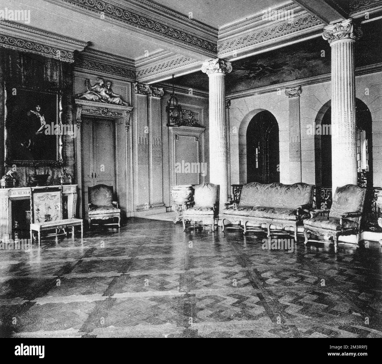 Sir Philip Sassoons Haus, 25 Park Lane: Die obere Landung Stockfoto Sir Philip Sassoons Haus, 25 Park Lane: Die obere Landung Stockfoto