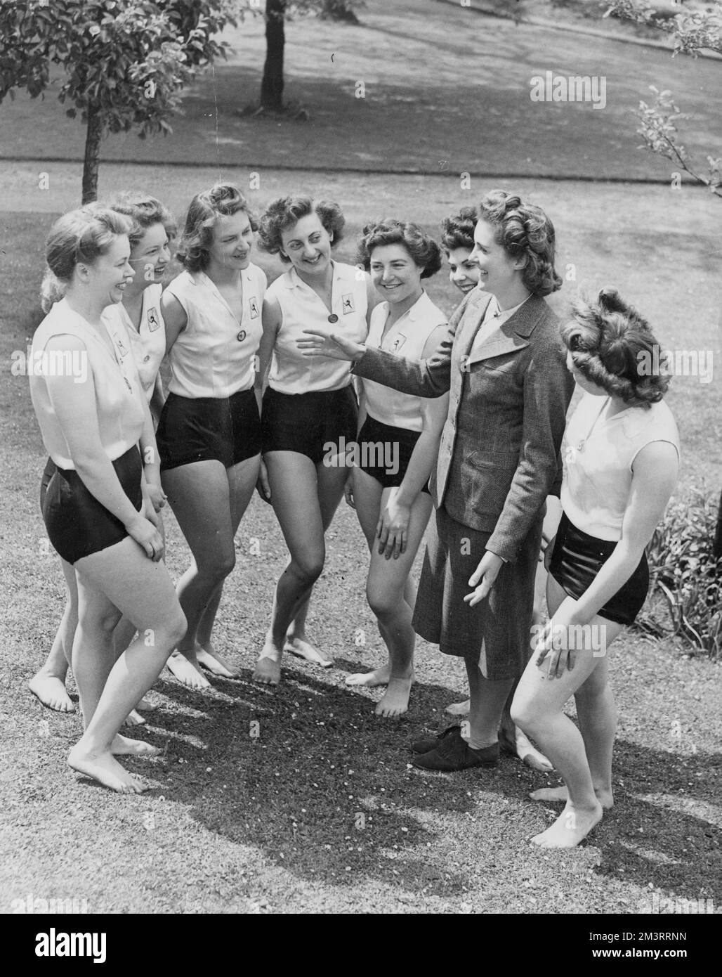 Frauenliga für Gesundheit und Schönheit, Prunella Stack Stockfoto