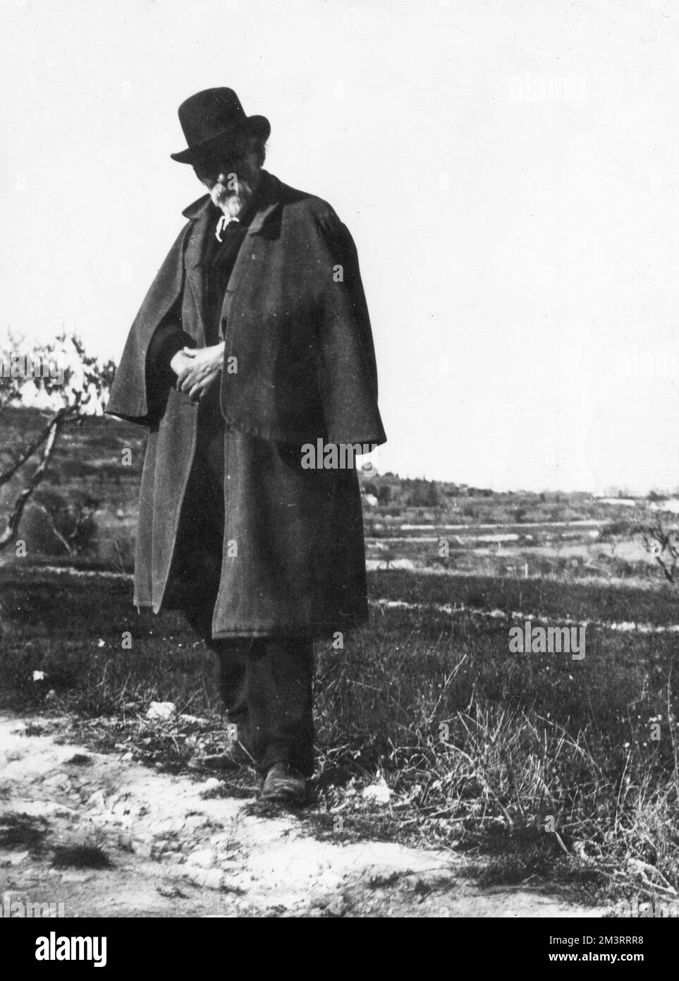 Paul Cezanne (1839-1906), französischer Künstler, 1904 in seiner Heimatstadt Aix-en-Provence fotografiert. Datum: 1904 Stockfoto