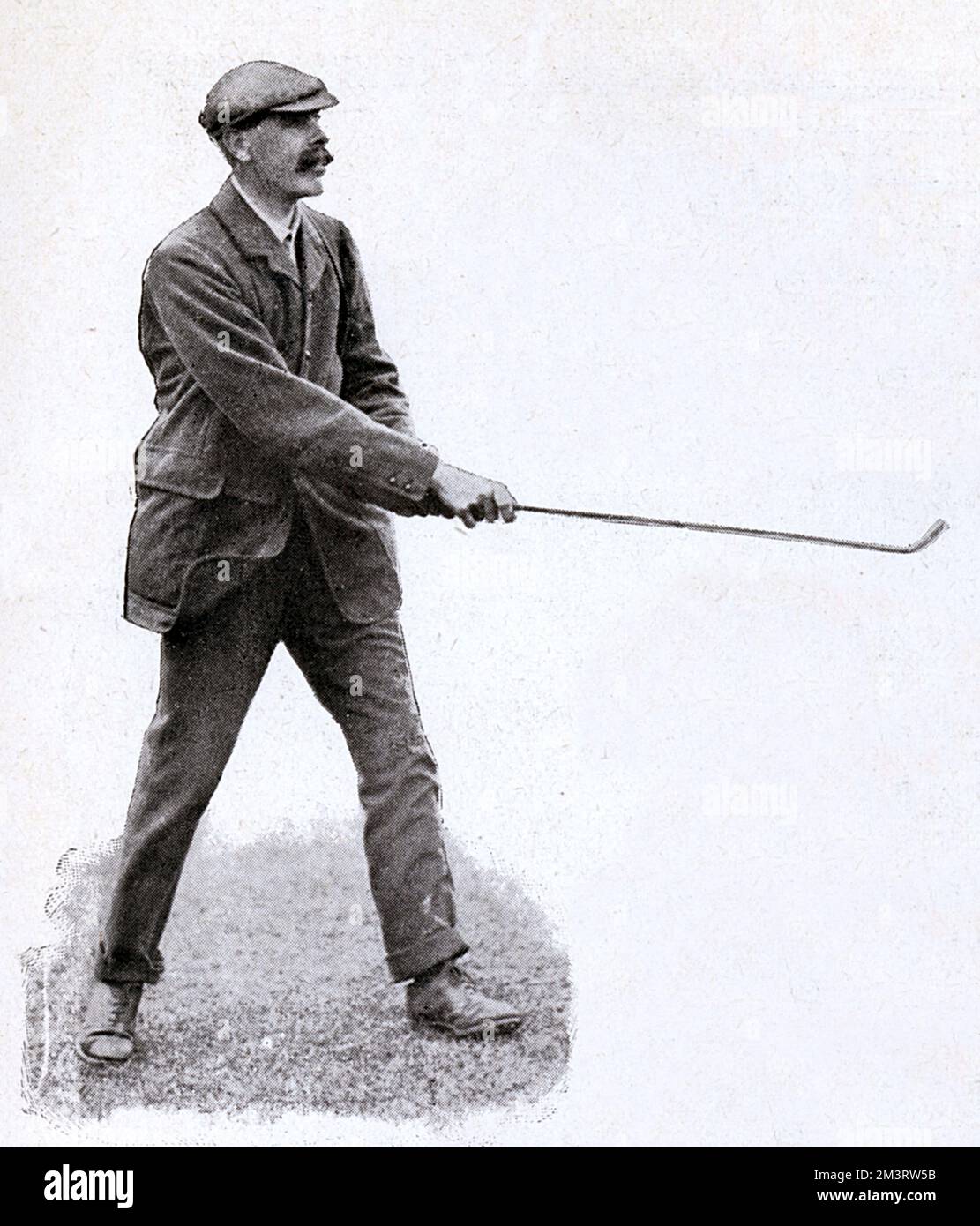 Der Schottische Golfer James Braid Stockfoto