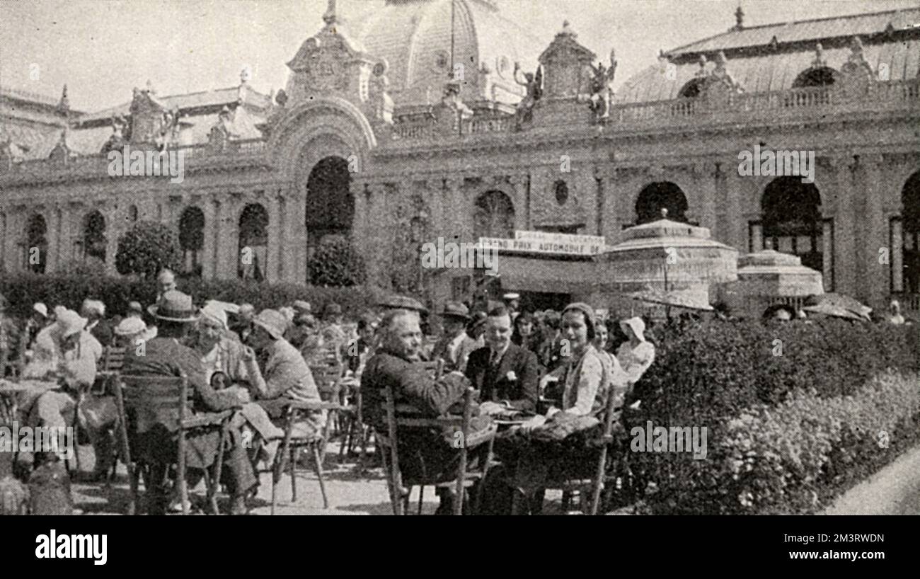 Zuschauer an der Riviera Stockfoto