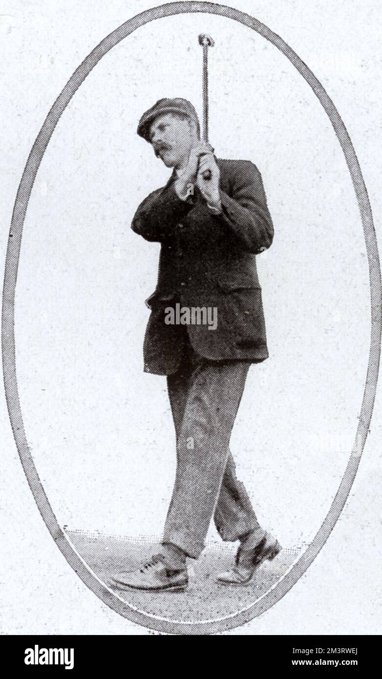 James Braid, viermal Open Golf Champion Stockfoto