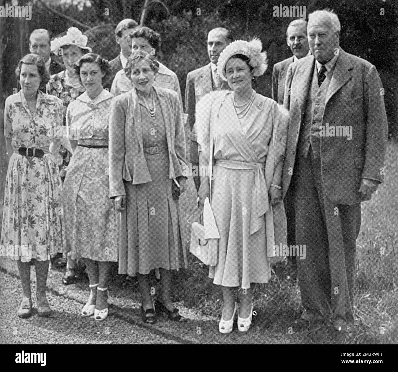 Eine Hausfeier in Hillsborough, Nordirland Stockfoto