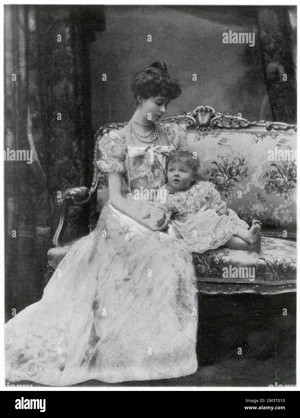 Die Herzogin von Marlborough und der Marquess of Blandford Stockfoto