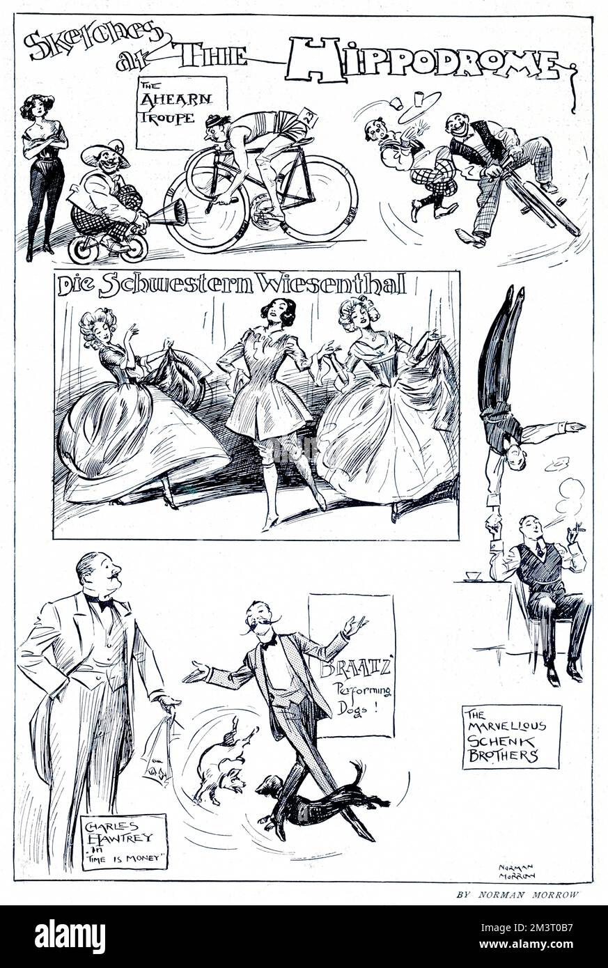 Sketches at the Hippodrome, 1909 von Norman Morrow Stockfoto