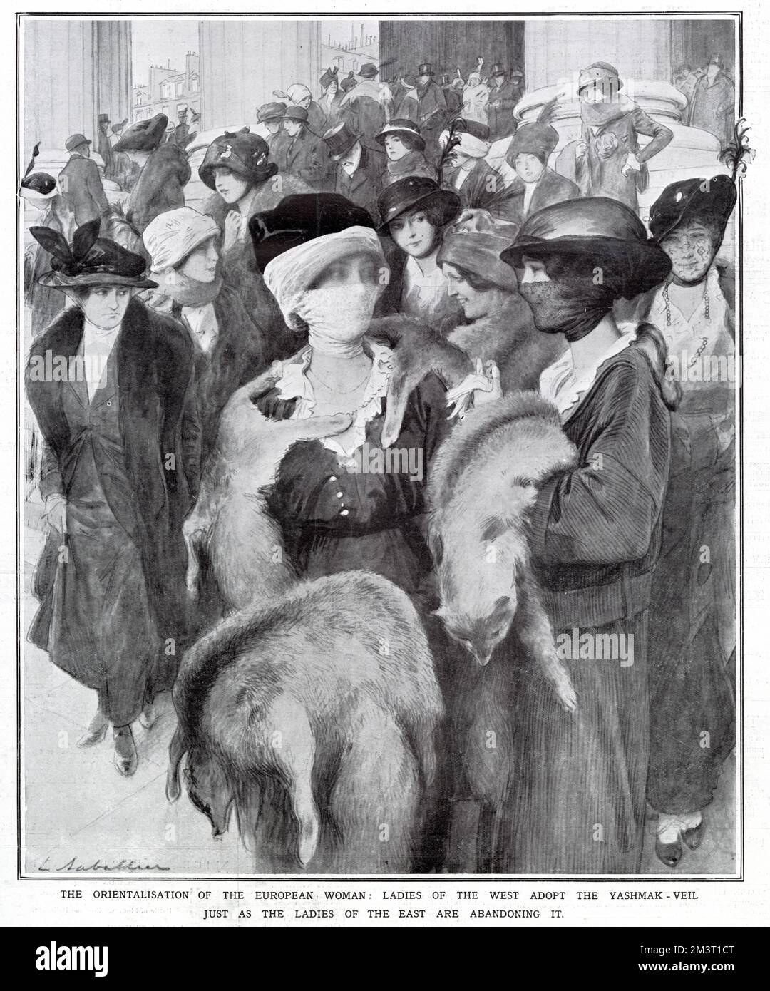 Der Orientalismus der europäischen Frau, 1913 Stockfoto