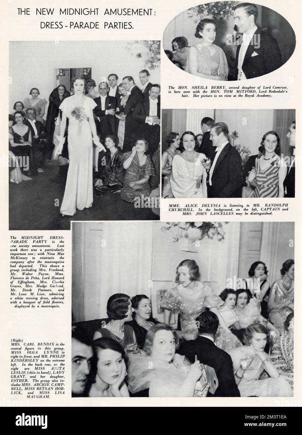 Mitternachtsparade - Victor Stiebel Stockfoto