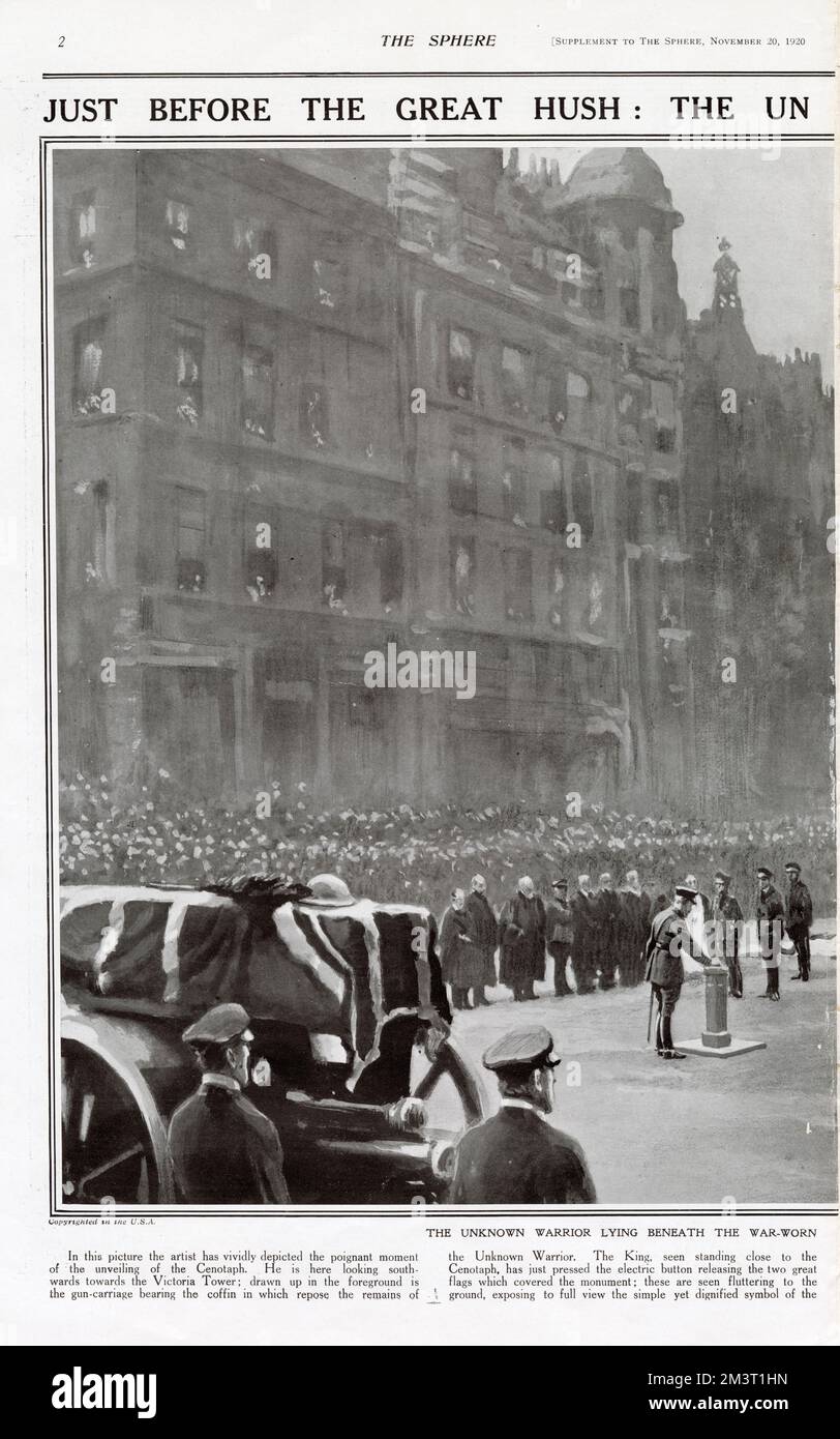 Sondernachtrag Zum Sphere Unknown Warrior (Seite 2) Stockfoto