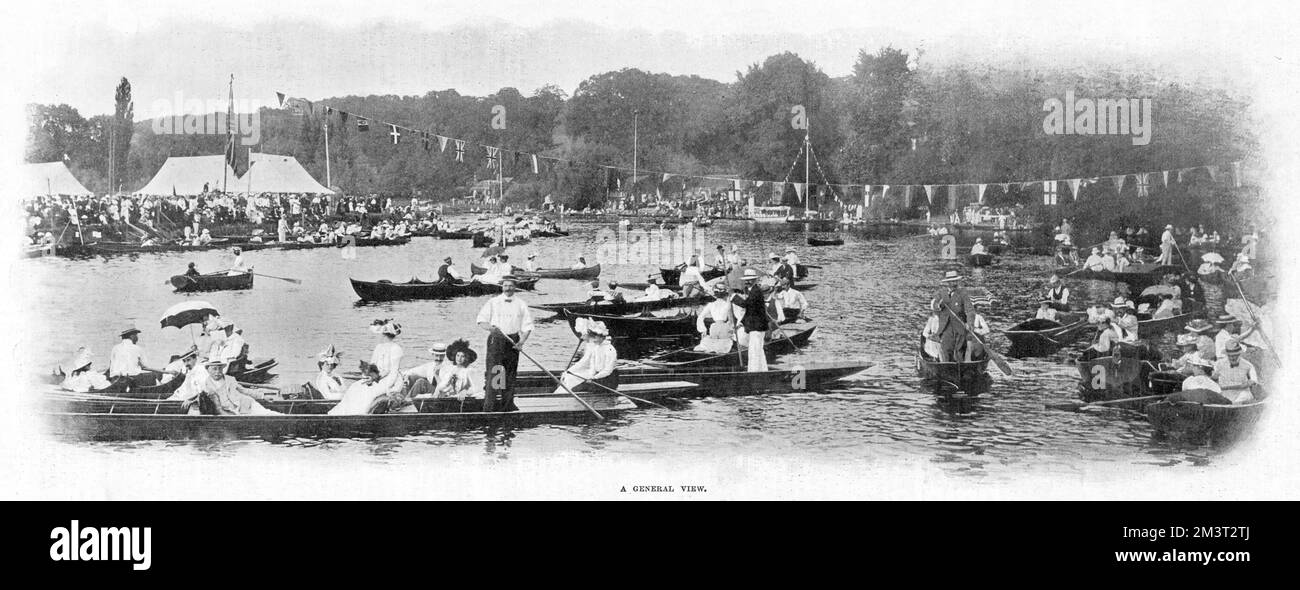 Wargraf Regatta 1901 Stockfoto
