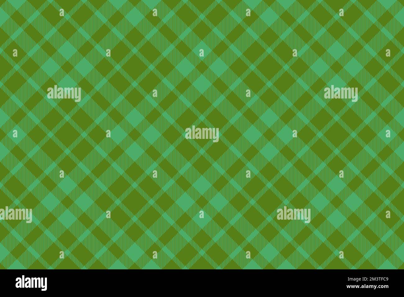 Texturmuster Hintergrund. Nahtloses Karomaterial. Vektorprüfung Schottenmuster in grüner Farbe. Stock Vektor