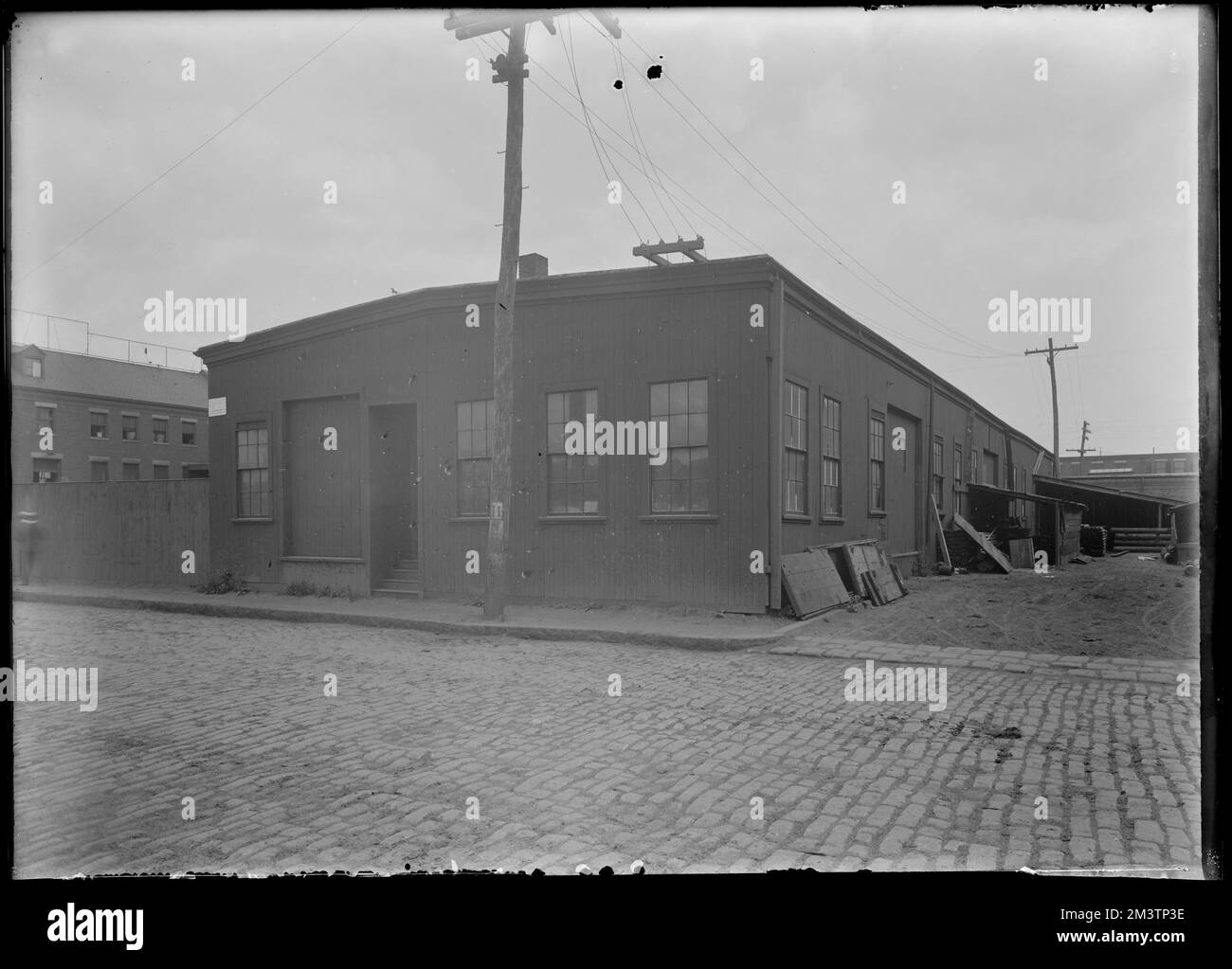 Smith & Thayer Sleeper St. , Lagerhäuser, Boston Wharf Company Collection Stockfoto