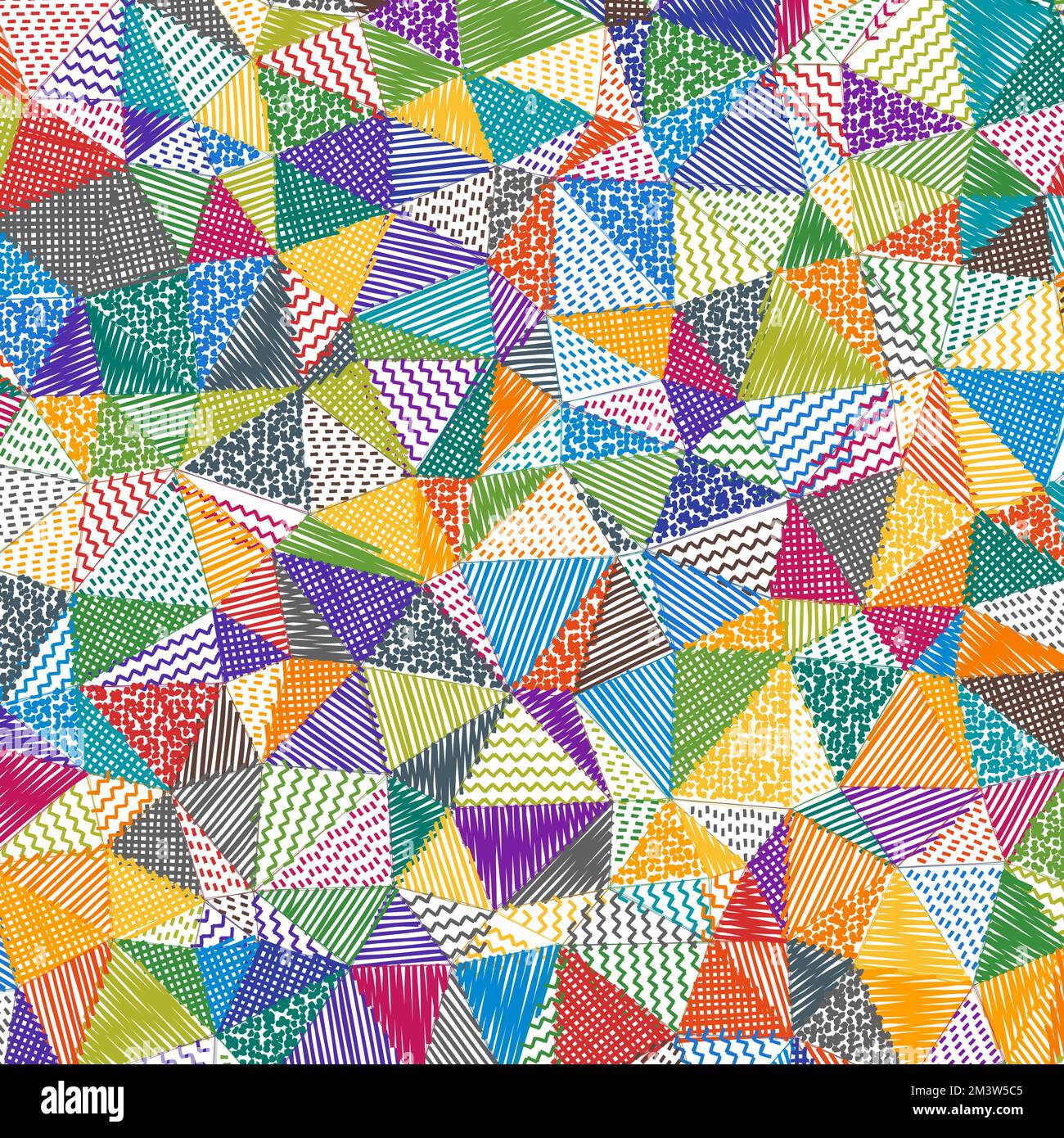 Niedriger Hintergrund für Polyskizzen. Erstaunliches quadratisches Muster. Authentischer abstrakter Hintergrund. Vektordarstellung. Stock Vektor