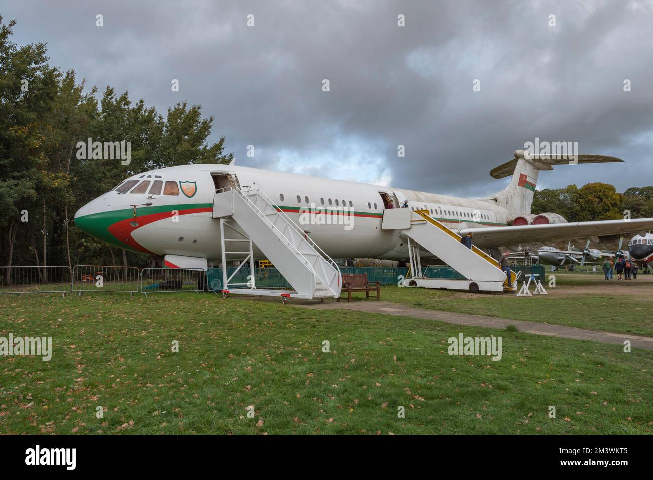 Ein Vickers 1103 VC10 „Sultan von Oman“ im Brooklands Museum, Weybridge, Surrey, Großbritannien Stockfoto
