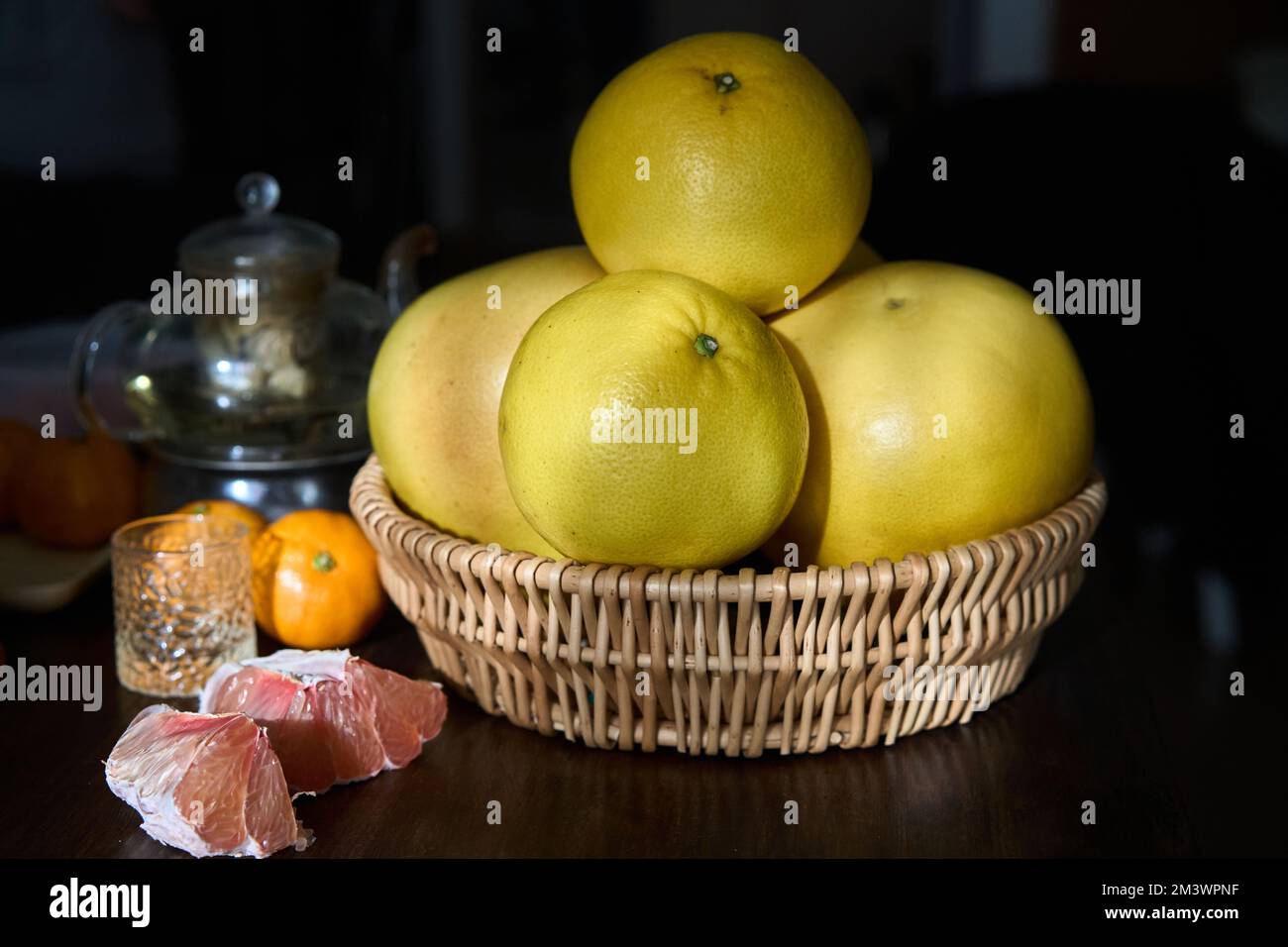 Frische grapefruit Stockfoto