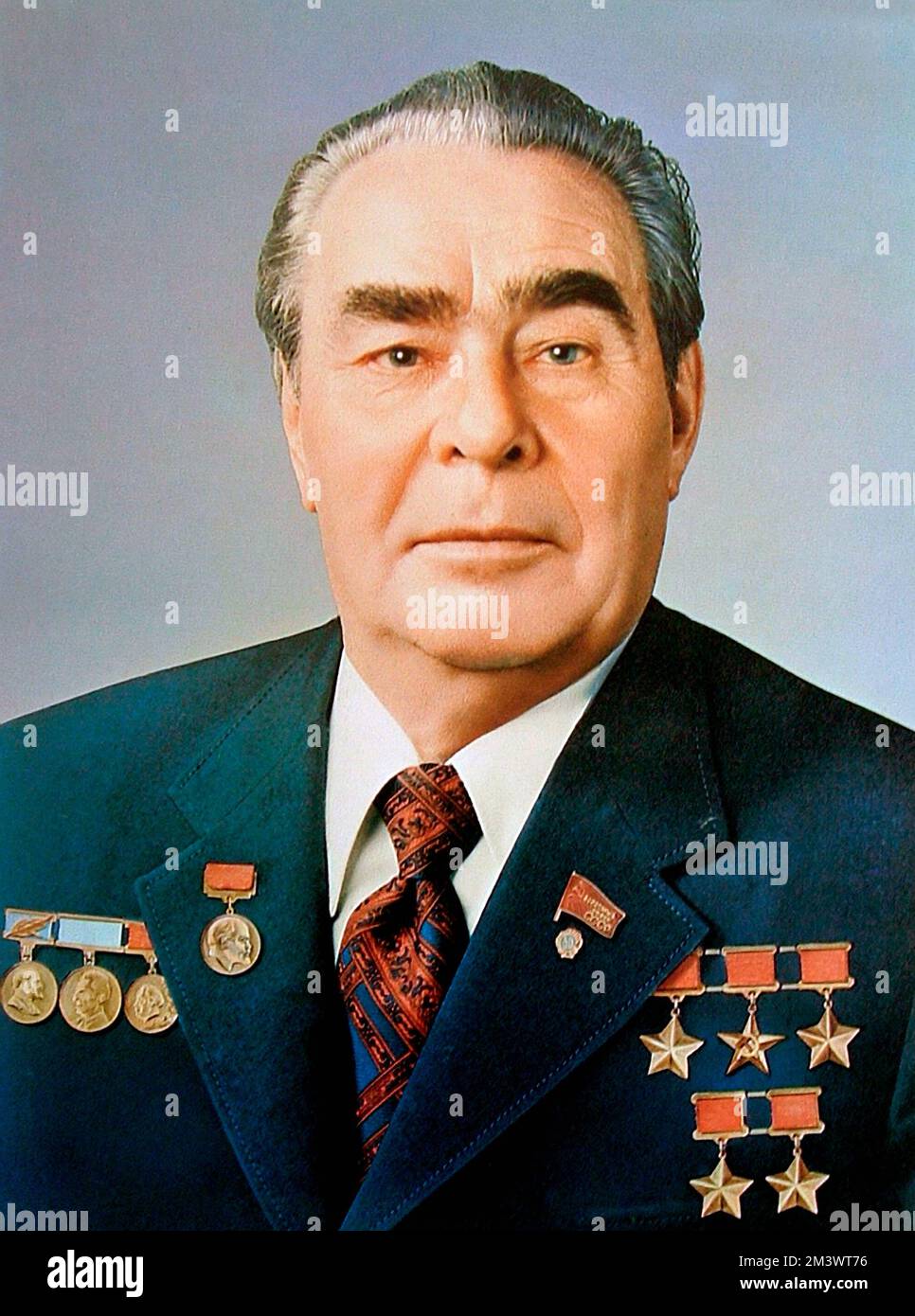 Leonid Iljitsch Breschnew war ein sowjetischer Führer und Politiker, der USSR.between 1964 und 1982 Generalsekretär der Kommunistischen Partei der Sowjetunion war Stockfoto