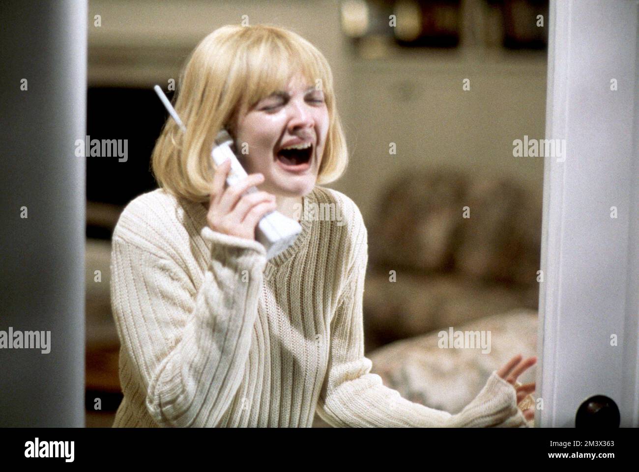 Schrei Drew Barrymore Stockfoto