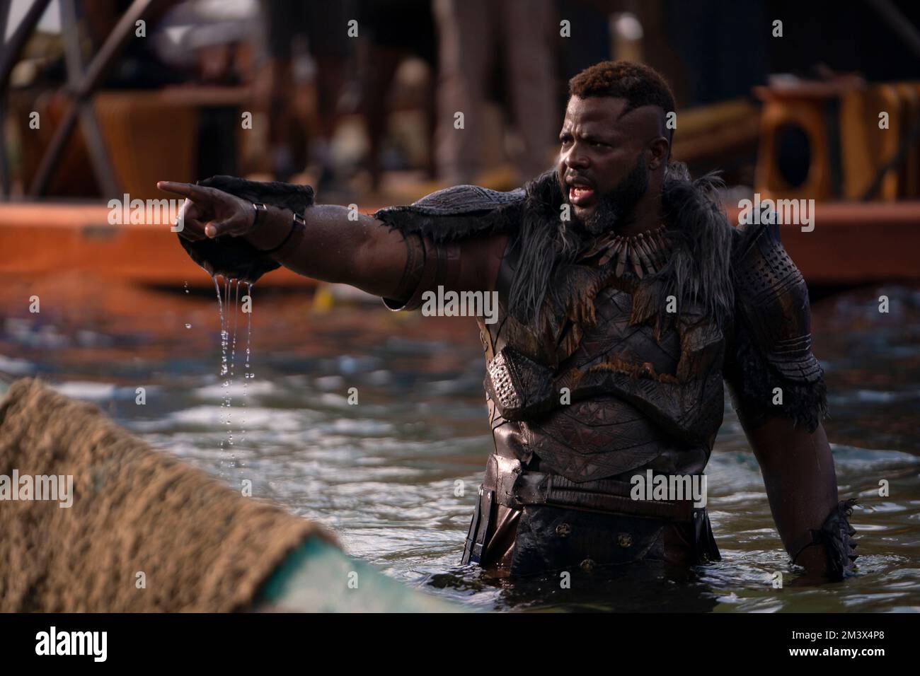 WINSTON DUKE in SCHWARZ PANTHER: WAKANDA FOREVER (2022), Regie RYAN COOGLER. Kredit: MARVEL STUDIOS/WALT DISNEY BILDER/Album Stockfoto