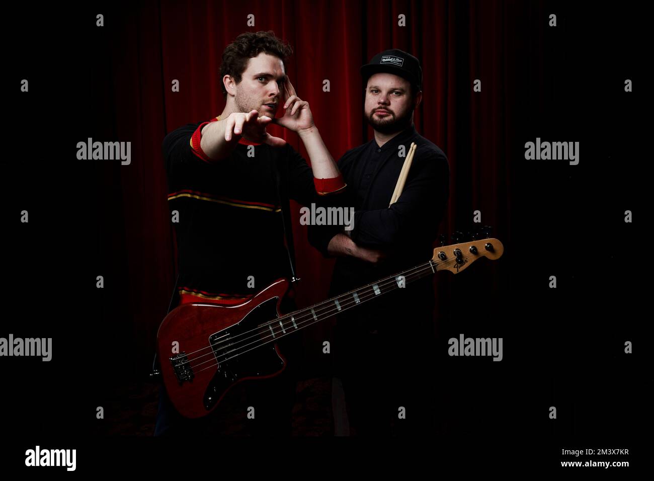 Portrait der Rockband Royal Blood im O2. Guildhall, Southampton, 19. Mai 2017. Stockfoto