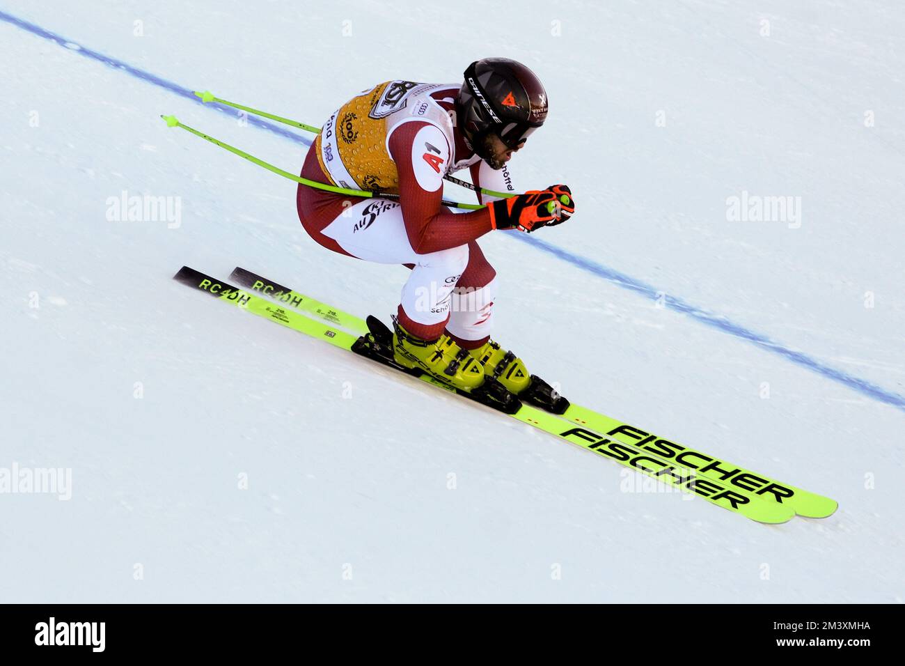 Val Gardena, Bozen, Italien. 17.. Dezember 2022. Audi FIS Alpine Ski World Cup - Männer bergab auf dem Saslong Slope in Santa Cristina Val Gardena - 17.. Dezember 2022, Val Gardena, Bozen, Italien Kredit: Roberto Tommasini/Alamy Live News Stockfoto