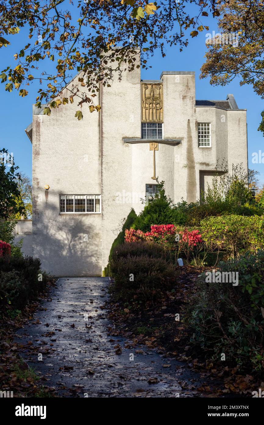 Art déco-Gebäude in Glasgow, Schottland Stockfoto