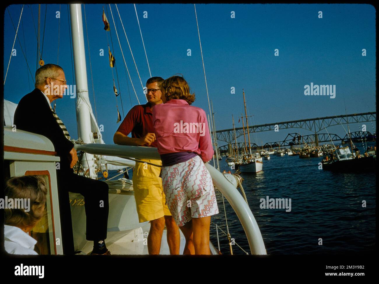 Harold Vanderbilt, Rudern - Harvard/Yale, Toni Frissell, Antoinette Frissell Bacon, Antoinette Frissell Stockfoto