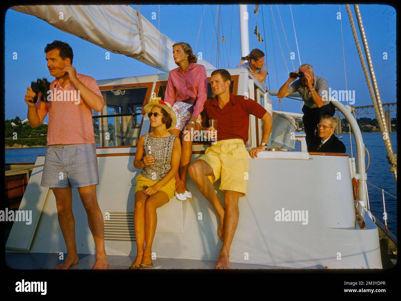 Harold Vanderbilt, Rudern - Harvard/Yale, Toni Frissell, Antoinette Frissell Bacon, Antoinette Frissell Stockfoto