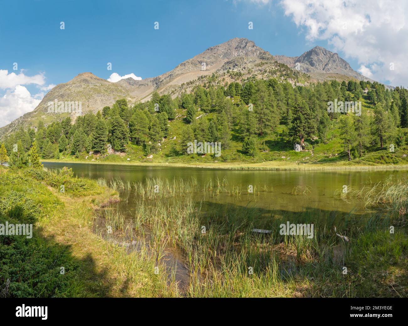 Schweiz - das Engadin-Tal - Hahnsee Stockfoto